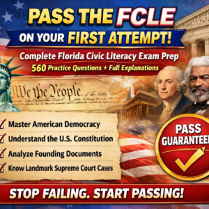 Florida Civic Literacy Exam Prep (560 Practice Questions + Full Explanations)