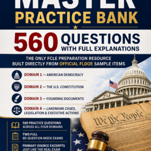 FCLE MASTER PRACTICE BANK : 560 Questions with Full Explanations
