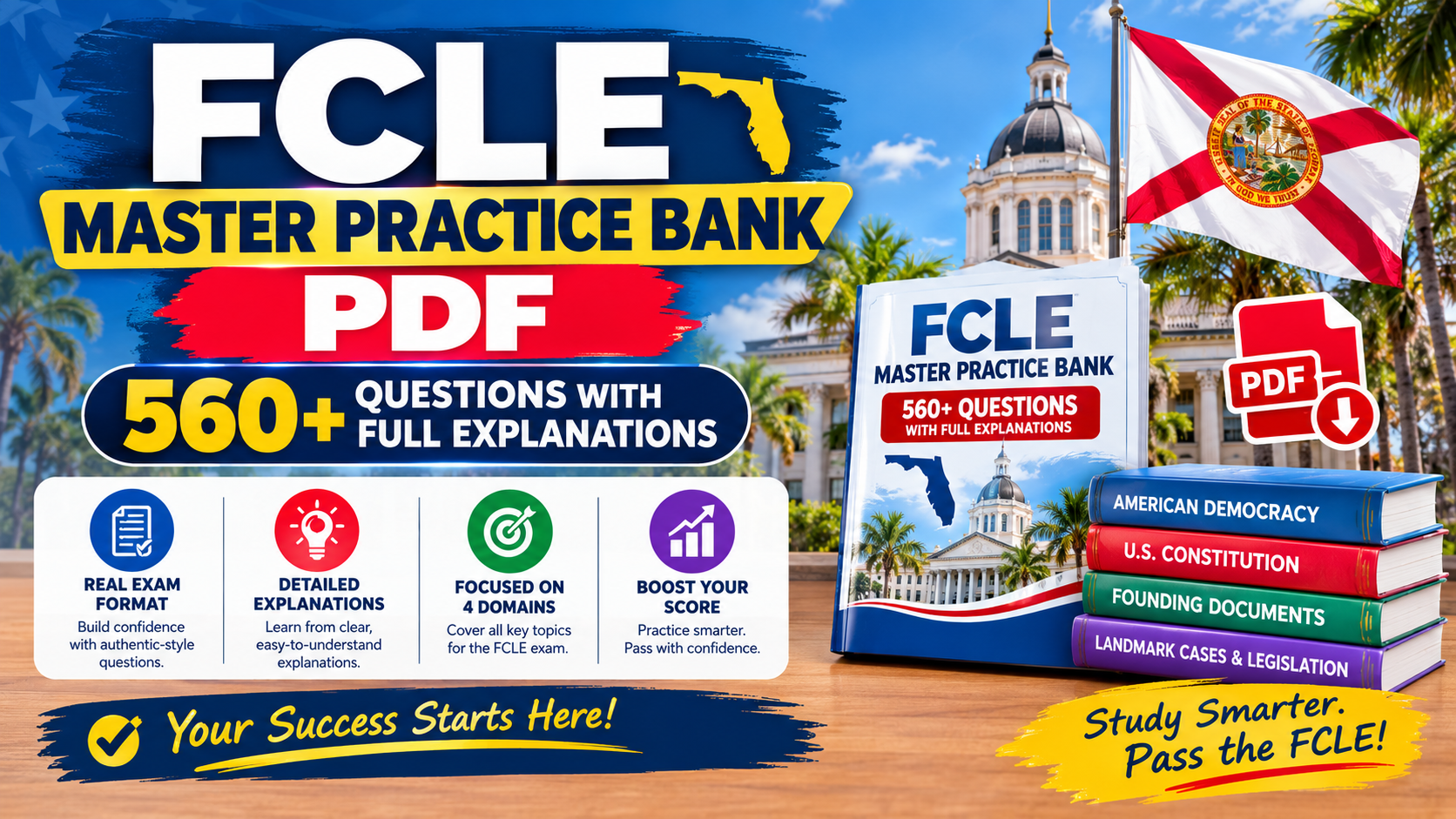 FCLE MASTER PRACTICE BANK PDF : 560+ Questions with Full Explanations